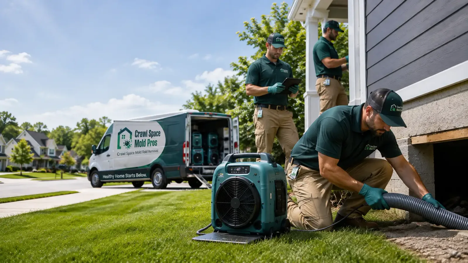 Crawl Space Mold Removal in Bismarck, ND